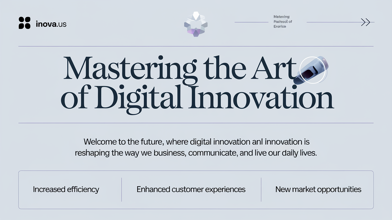Digital Innovation: How Inova Studio Approaches It